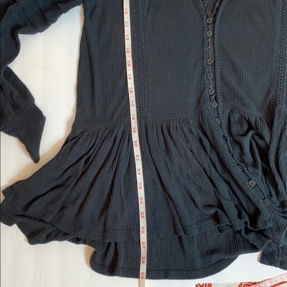 Free People Black Top Size XS NWT - Picture 9 of 9
